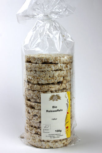 Bio-Reiswaffel natur 100% Reis     100g
